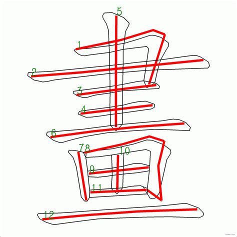 12劃的字|筆畫12畫的漢字